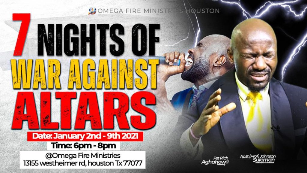 Nights of War Against Altars with Pastor Rich Aghahowa