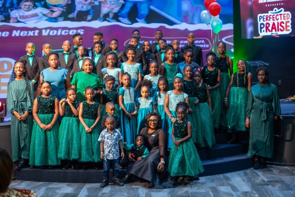 Children’s Church Choir Performing on Stage at OFM Houston Perfected Praise event