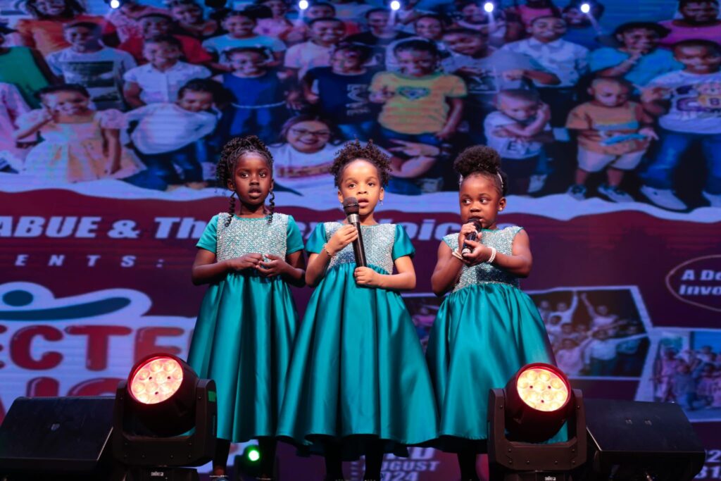 Young Girls Singing at OFM Houston Children’s Church Choir Event